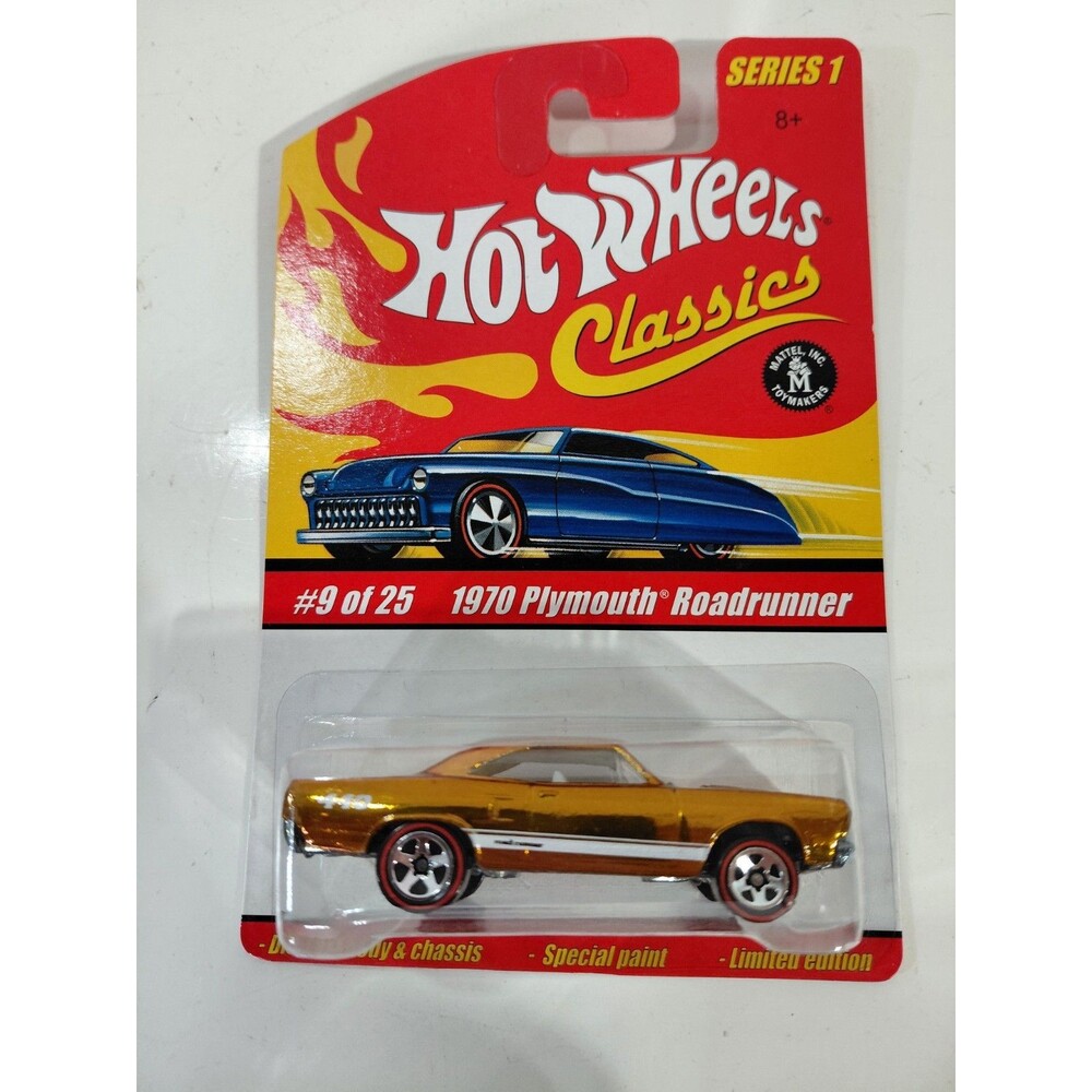 NIP Hot Wheels Classics Series 1 1:64 Die Cast Plymouth Roadrunner Muscle Car